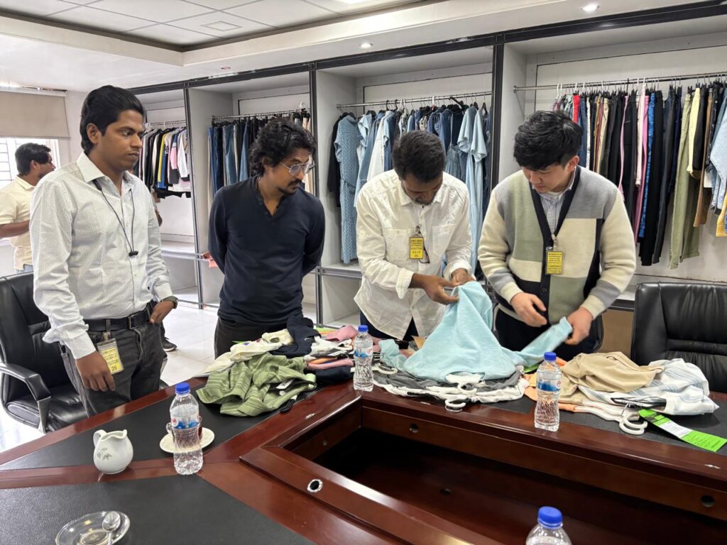 Sample review and product briefing for woven and denim garments in Bangladesh