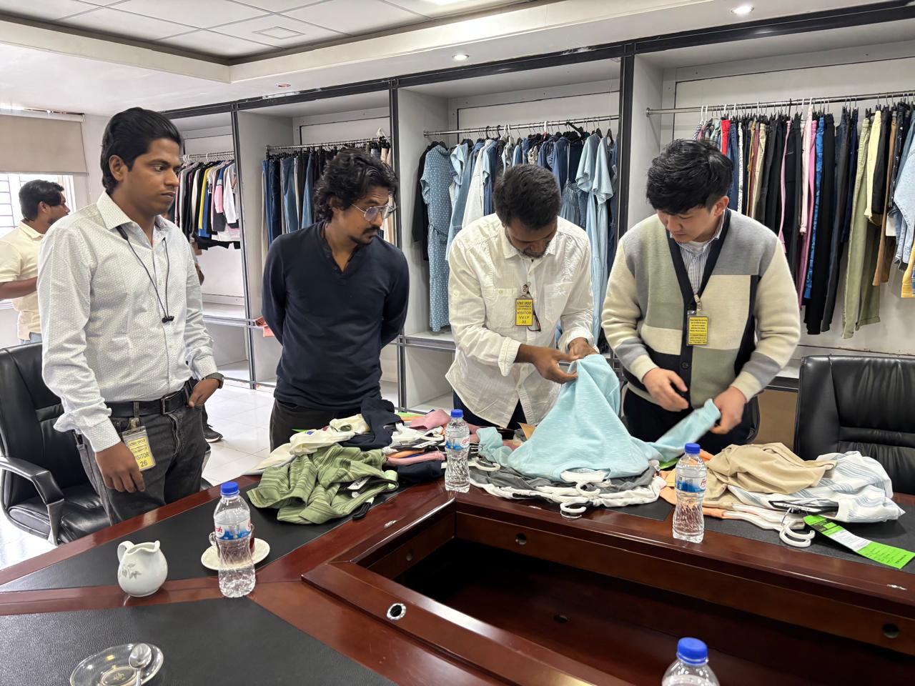 Sample review and product briefing for woven and denim garments in Bangladesh