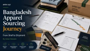 Bangladesh apparel sourcing journey from buyer brief and tech pack to production quality control and shipment readiness